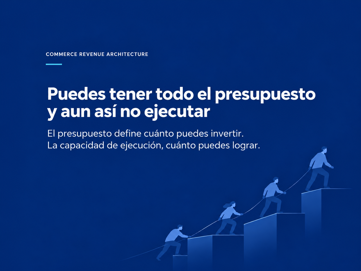 Roadmap 2027: puedes tener todo el presupuesto y aun así no poder ejecutar